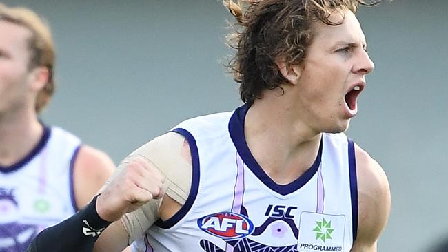 Nat Fyfe of the Dockers.