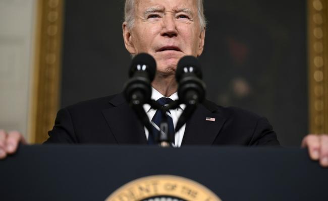 US President Joe Biden called the Hamas attacks on Israel 'sheer evil'