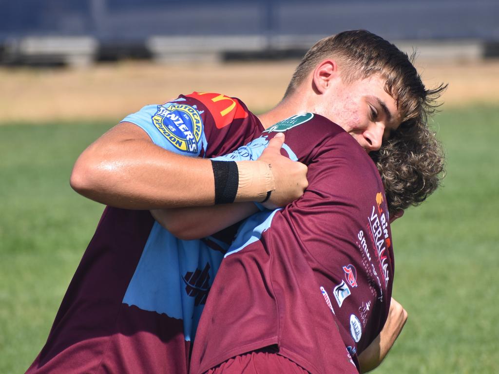 CQ Capras under-17 boys squad at a pre-season training session at The Cathedral College, Rockhampton, on December 7, 2024.