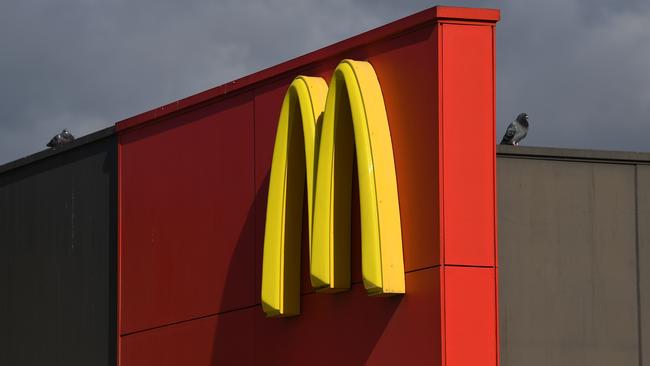 A Fawkner McDonald’s is linked to a coronavirus cluster. Picture: AAP