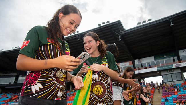 2023-24 NTFL Women's Grand Final between PINT and St Mary's. Picture: Pema Tamang Pakhrin