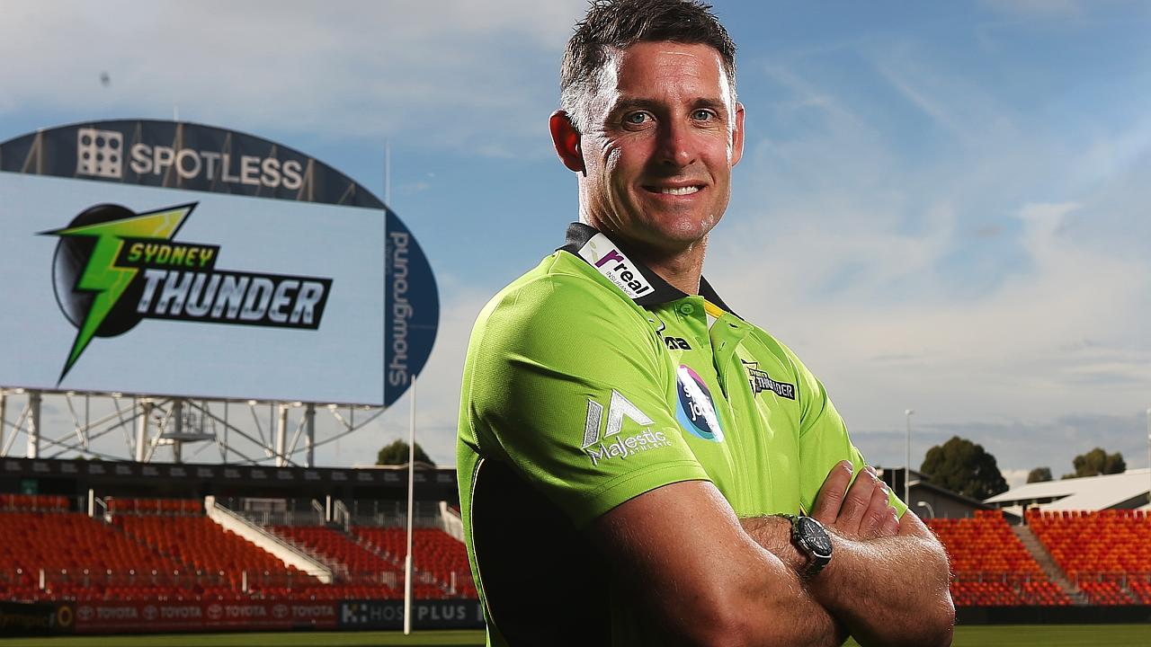 Mike Hussey re-signing with Syd Thunder