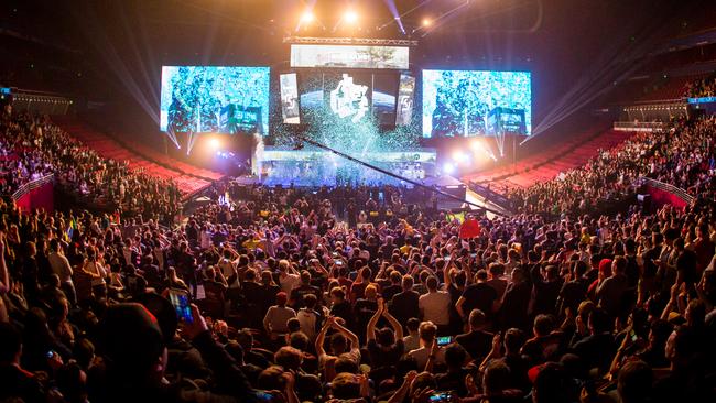 A view of Qudos Bank Arena in Sydney for the IEM Sydney esports event. Credit: ESL