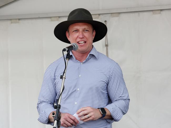 Premier Steven Miles at the Brisbane Labour Day March. Picture: Liam Kidston