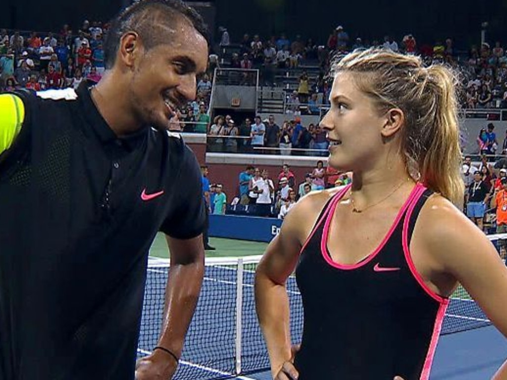 Nick Kyrgios brags about Eugenie Bouchard Beatrice Bouchard