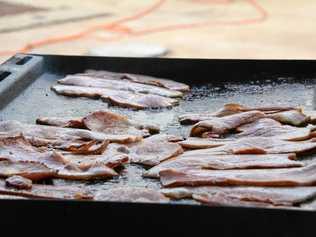 Some of the bacon ready for the competitors of the bacon eating competition during Kingaroy's BaconFest on Saturday August 25. Picture: Jessica McGrath