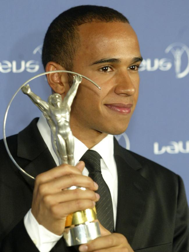 Capped his stunning F1 debut season by winning the prestigious Laureus World Breakthrough of the Year award in February 2008. Photo: AP Photo/Ivan Sekretarev