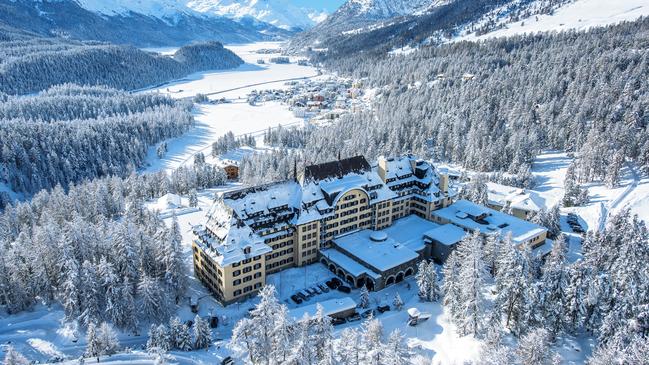 Iconic hotel Suvretta House, St Moritz, Switzerland. Picture: Rolf Canal/St. Moritz