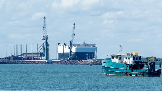 US-based Cerberus Capital Management has the Port of Darwin in its sights. Picture: Thomas Lisson/NewsWire