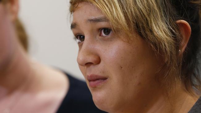 Sister of Warriena Wright, Reza Tagpuno Wright says she has lost her best friend. Picture: Jerad Williams