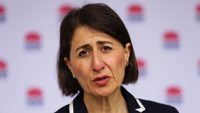 NSW Premier Gladys Berejiklian says such leakage was to be expected from time to time when workers were so closely exposed to overseas travellers and aircrew. Picture: Gaye Gerard