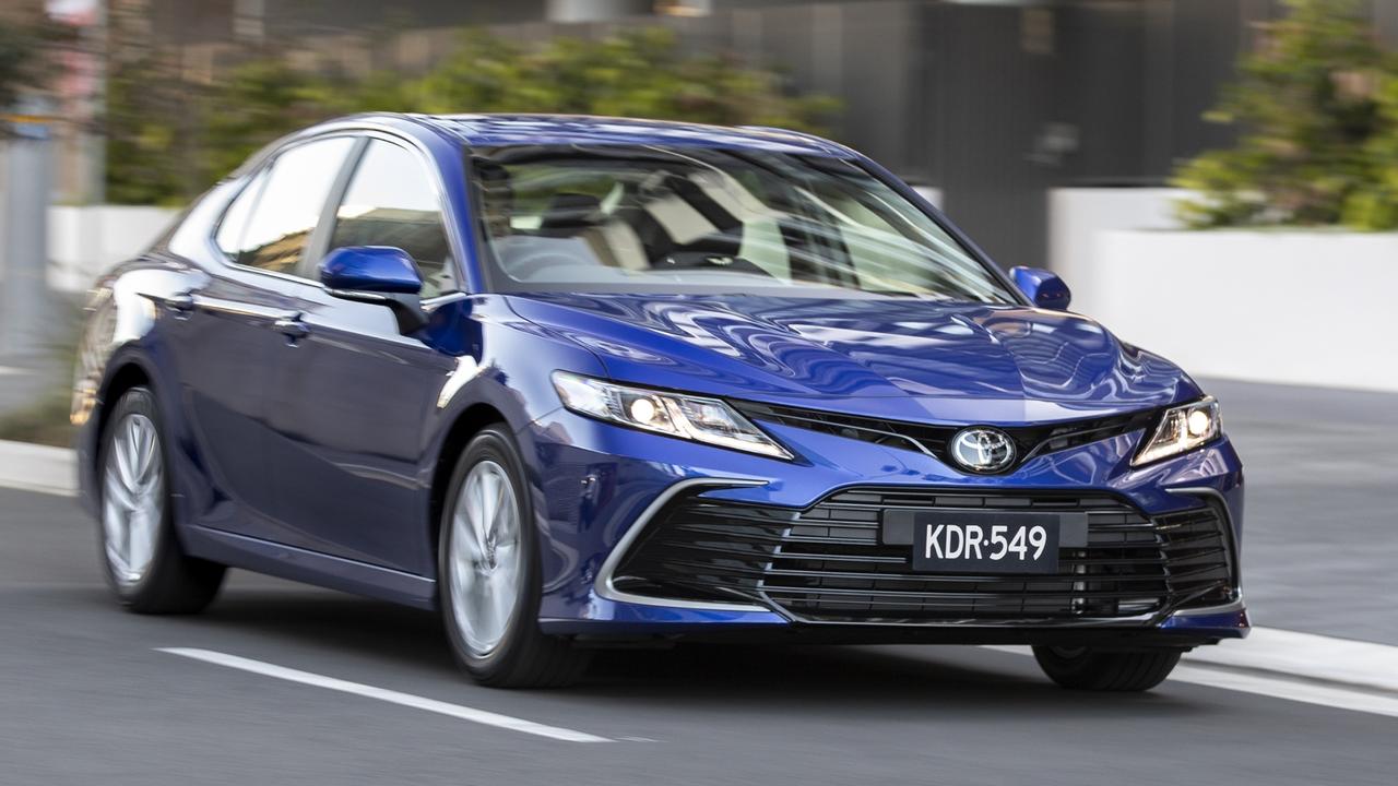 The brand has been forced to pause orders for its Camry due to supply problems. Picture: Supplied.