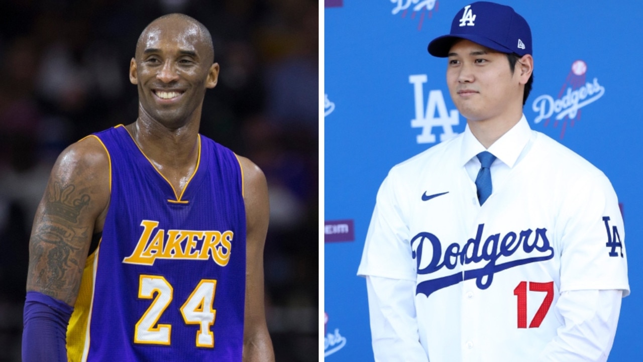 Shohei Ohtani says old Kobe Bryant recruitment video was 'one of the  highlights' of Dodgers' free agency pitch