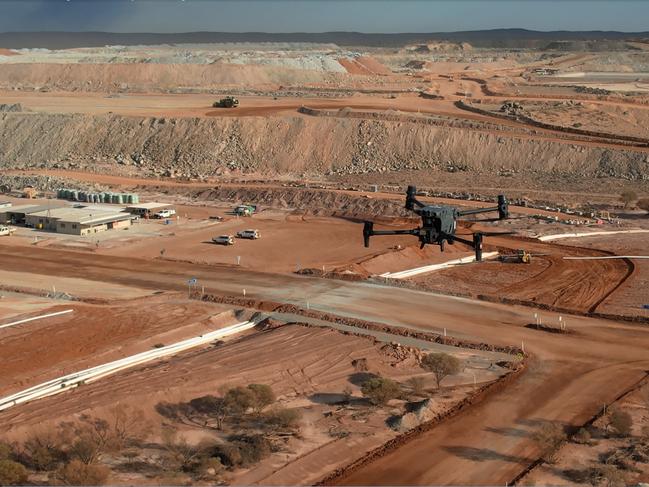 The drones have been used in mines in Western Australia to assess weak points or faults hidden in infrastructure.