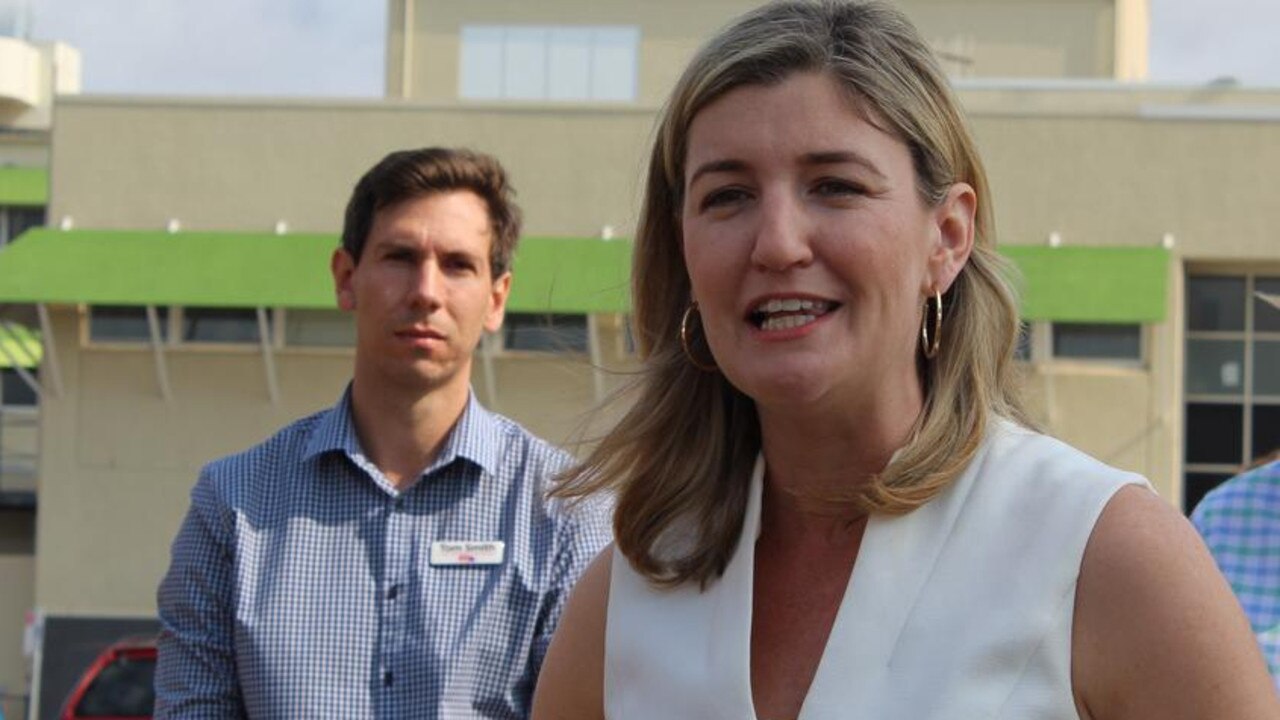 Health Minister Shannon Fentiman (right) and Bundaberg MP Tom Smith (left) said Stephen Bennett's comments revealed LNP plans to cut back health workers' entitlements.