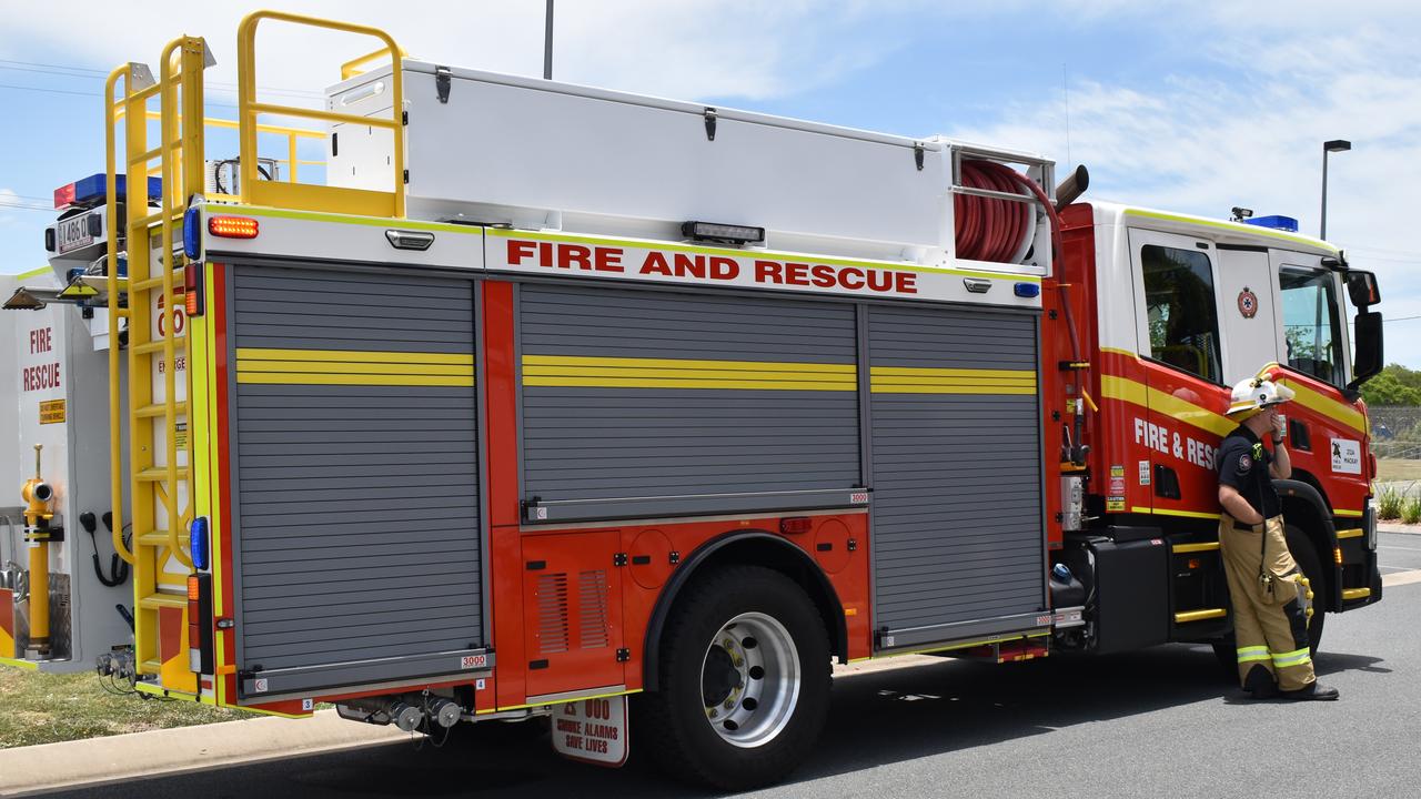 Emergency services rush to Gladstone house fire