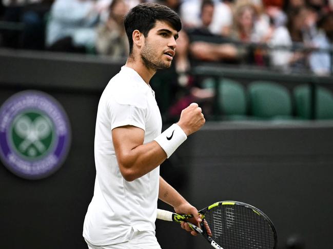 Carlos Alcaraz knows he’ll have to be at his best against Daniil Medvedev. Picture: Ben Stansall/AFP