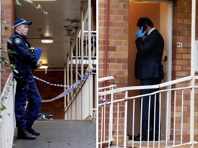 A young woman has been found dead in a Sydney unit, with a man arrested at the scene. 