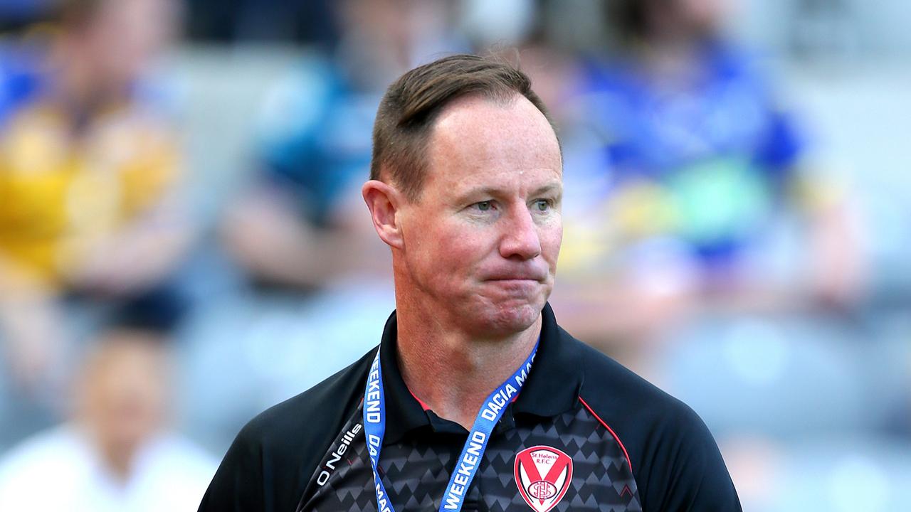 St Helens head Coach Justin Holbrook