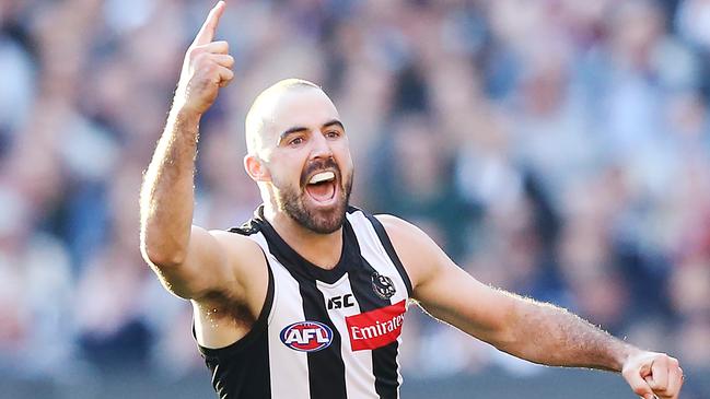 Steele Sidebottom’s house burnt down last year. Picture: Getty Images