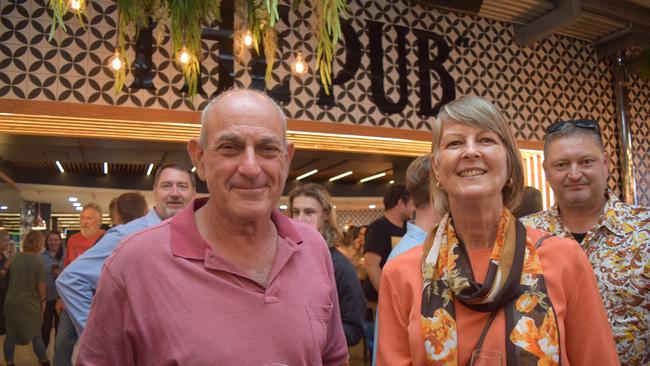 Alan Day and Alison Day from Tailored Energy Solutions at the Airlie Beach Hotel opening on Saturday night. (23/09/2018)