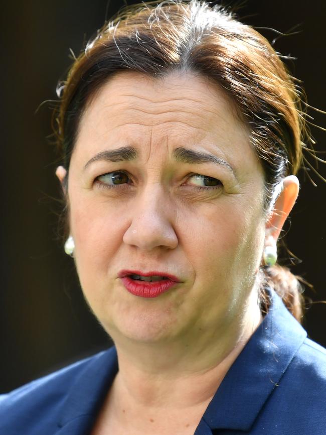 Queensland Premier Annastacia Palaszczuk. Picture: Darren England/AAP