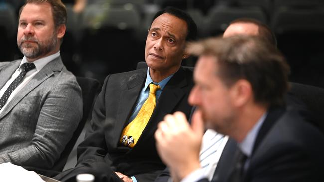 Gold Coast City Councillors — Glenn Tozer is at the far right. Picture: John Gass.