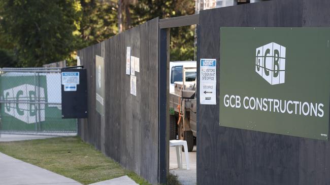 GCB Construction site at Vantage Ashmore on the Gold Coast in May. Picture Glenn Hampson