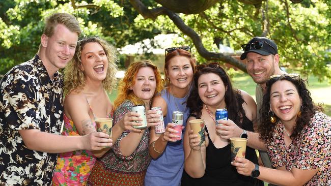 James Beasy, Emma Cathro, Natalie McCullagh, Emma Middlebrook, Ella Mikic-Trbojevic, Dion Lea and Monique Lees. Picture: Josie Hayden