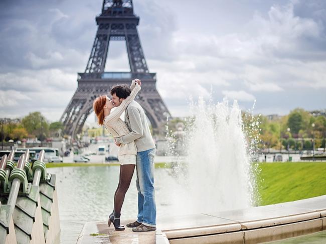 For romantic kitsch and kisses - where else but Paris.