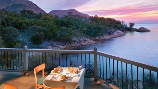 Freycinet Lodge in the Freycinet National Park.