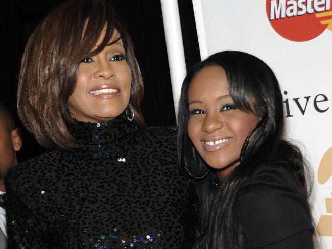 Whitney Houston and daughter Bobbi Kristina in 2011. Within four years the mother and daughter would both be dead. Picture: AP