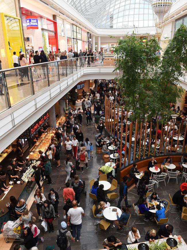 People shopping at Chadstone. Picture: Josie Hayden