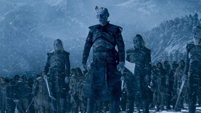 The Night King and The White Walkers in Game Of Thrones. Picture: HBO