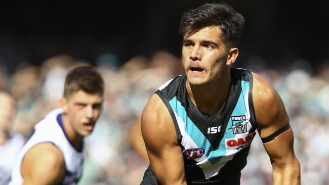 Riley Bonner starred for Port Adelaide on Saturday. Picture: Sarah Reed.
