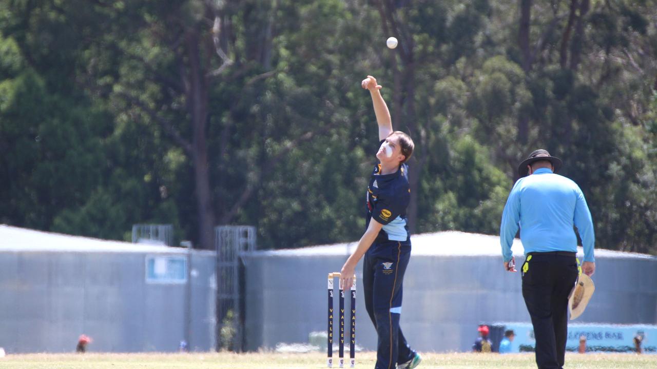 Sam Lewis. Taverners Qld Boys Under 17s action between Valley and Ipswich.