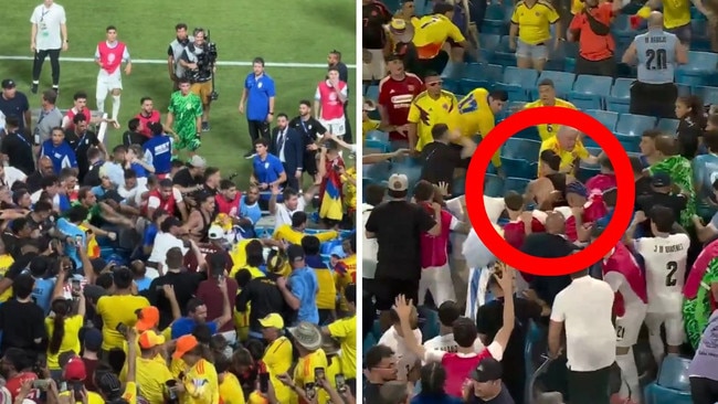 Tensions spilled over at the Copa America.