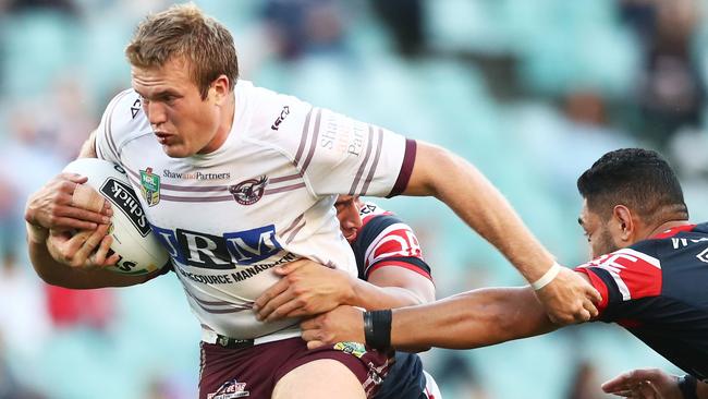 Jake Trbojevic is primed for a huuuuuuge round one game against the Wests Tigers.. Picture: Getty