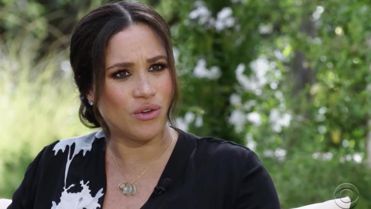 Meghan accused Kate of making her cry during her Oprah interview. Picture: CBS