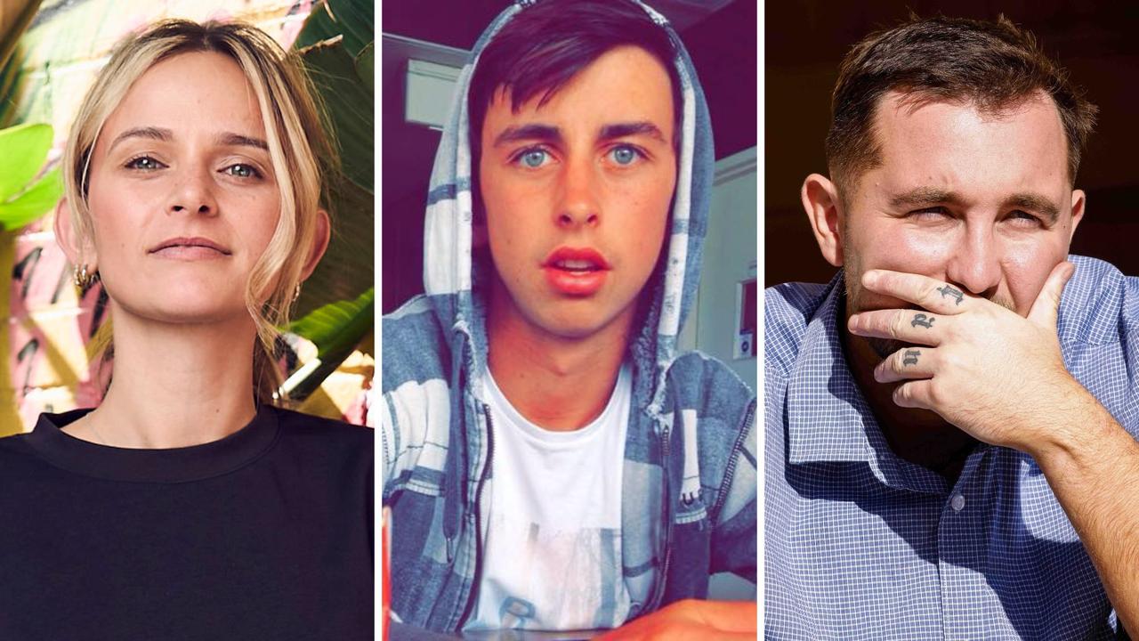 Kellie Finlayson (left), her brother Jake Gardner (pictured centre) and Hector Ata Erdemsel (right).