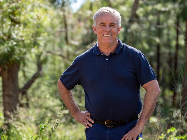 Rick Allison at the location where the Glenhaven Mosque is being concidered.  Monday May 7 2018 (AAP Image/ Monique Harmer)