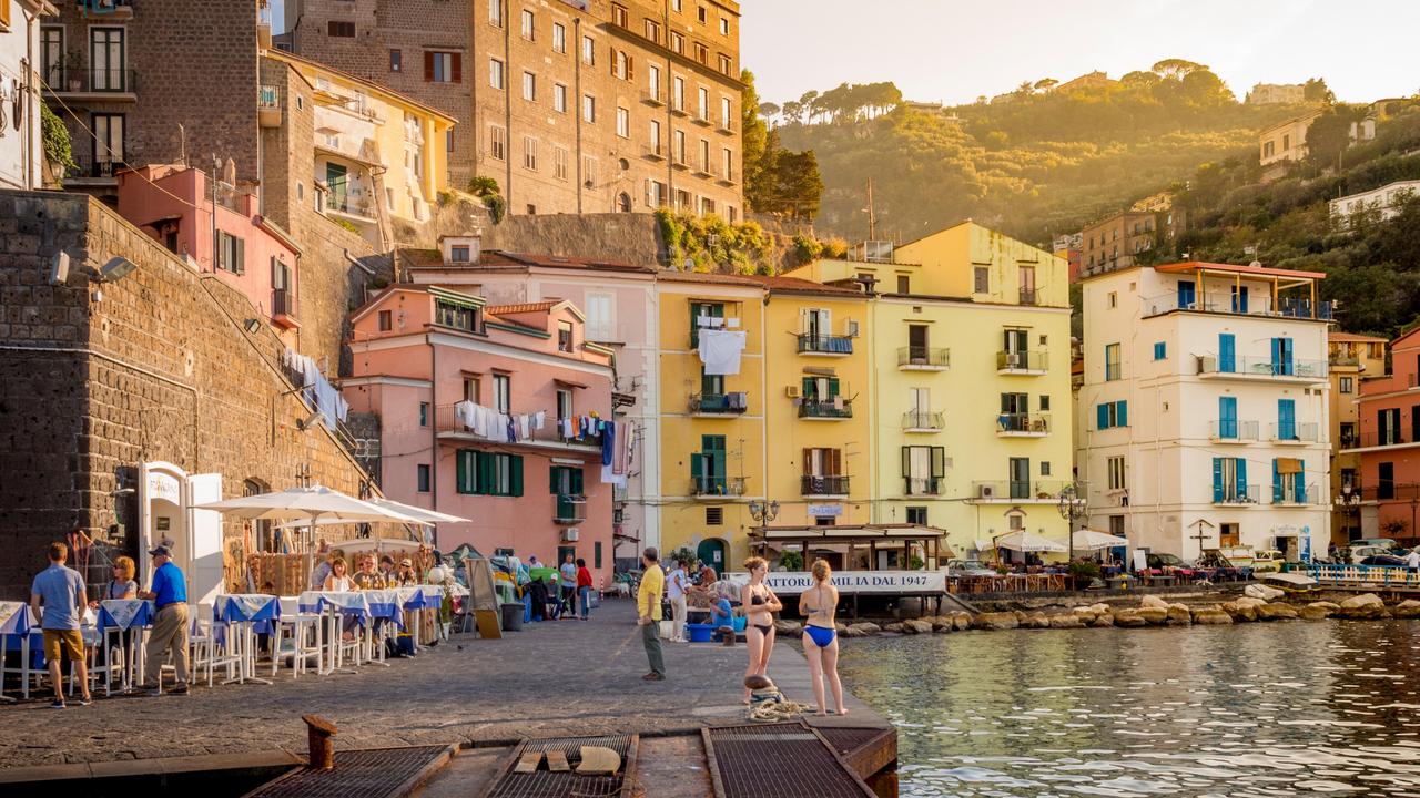 The picturesque coastal town is near Pompeii and Naples. Picture: Alamy