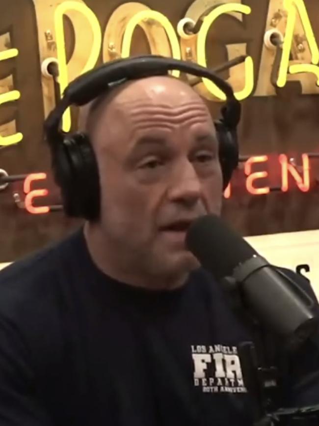 Joe Rogan warned deporting migrants with no due process was “dangerous”. Picture: YouTube