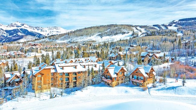 The picturesque Telluride Mountain Village.