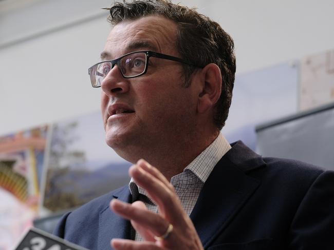 Premier Daniel Andrews extended Victoria’s state of emergency due to the pandemic. Picture: Luis Enrique Ascui