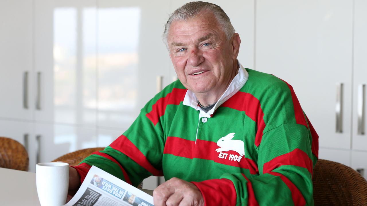 South Sydney legend George Piggins is in a “serious but stable” condition in hospital.