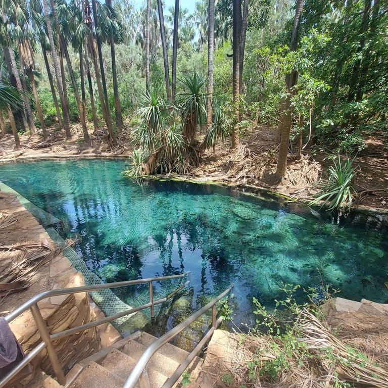 Photos and footage of the stunning thermal pool has been shared to social media with many raving about it. Picture: Instagram/fussmatty