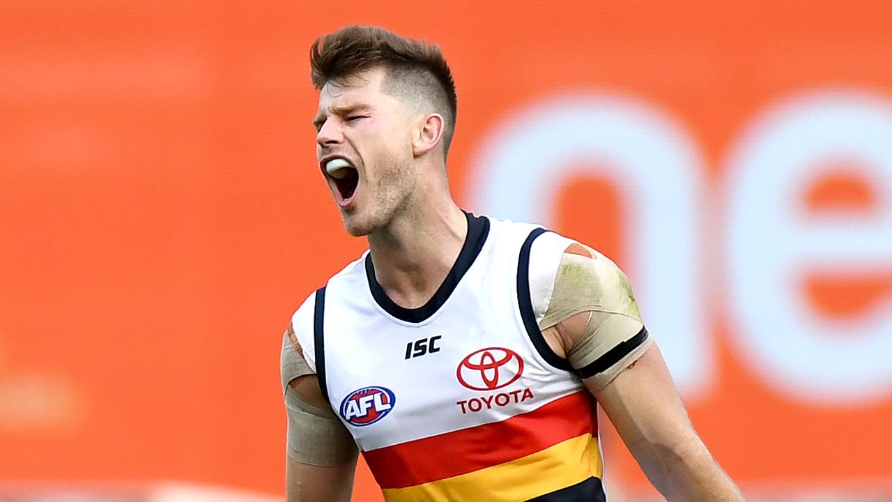 Bryce Gibbs of the Crows will face Geelong.