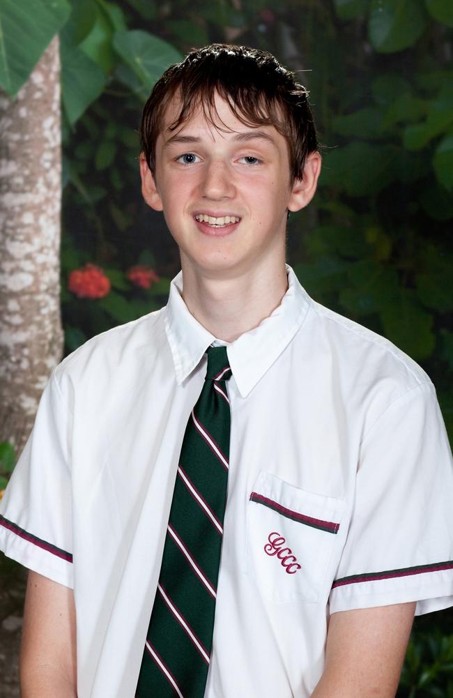 Julian Utting when he graduated Glasshouse Christian College as dux in 2011.