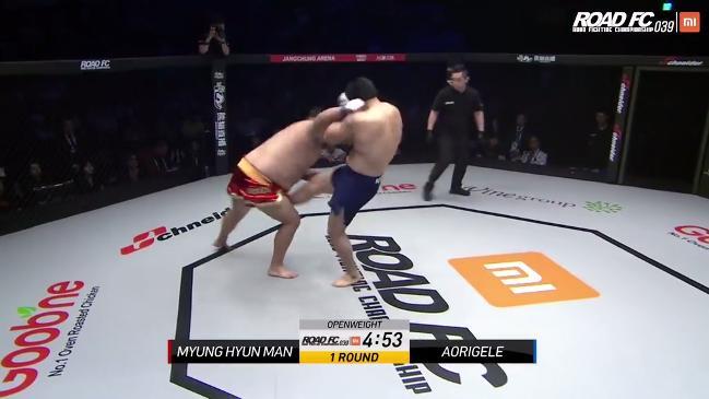 MMA fighter hospitalized after nasty groin kick ends fight in seconds